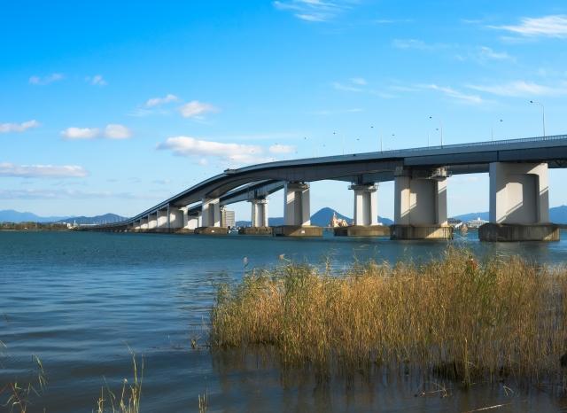 The South Lake of Lake Biwa cycling